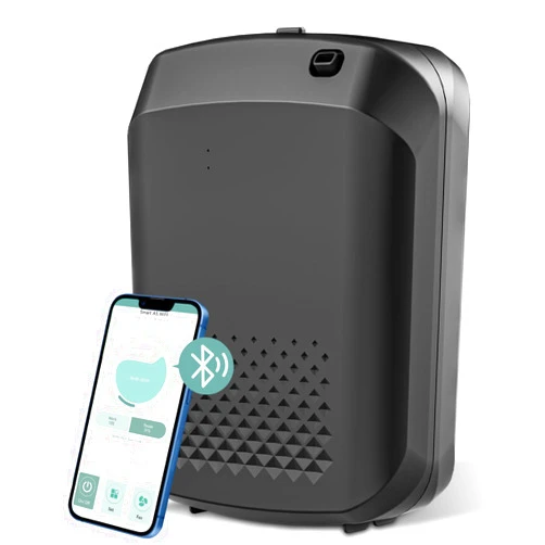 Barthelemy Smart Scent Air Machine for Home, 1500 Sq. Ft Coverage Hotel Collection Diffuser with Smart Cold Air Tech, Bluetooth Cold Air Diffusers with Smart APP Control for Home, Hotel, Spa, Office(Black)
