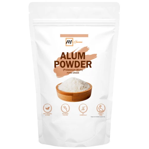 MGanna 100% Natural Alum Powder for Clear and Glowing Skin and Health 908 GMS / 2 lbs