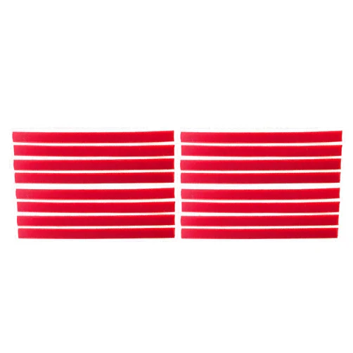 Cap collectibles Replacement VPI Strips (Qty. 16) Velvet/Felt 3M Adhesive Okki Nokki Vinyl Record - (Red)