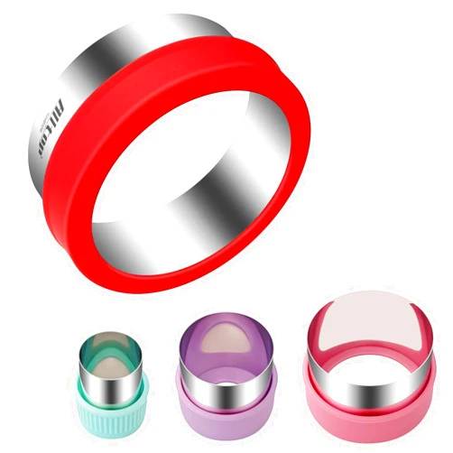 ALLTOP Round Cookie Cutter Set – 4 Different Sizes of Stainless Steel Biscuit Cutters for Baking, Donut, English Muffin, and More