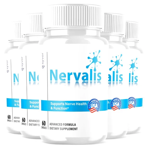 Syvor (5 Pack) Nervalis Capsules, Official Nervalis Health Support Pills with All Natural Ingredients, Advanced Formula for Wellness & Relief Support with Premium Vitamins for Women & Men (300 Capsules)