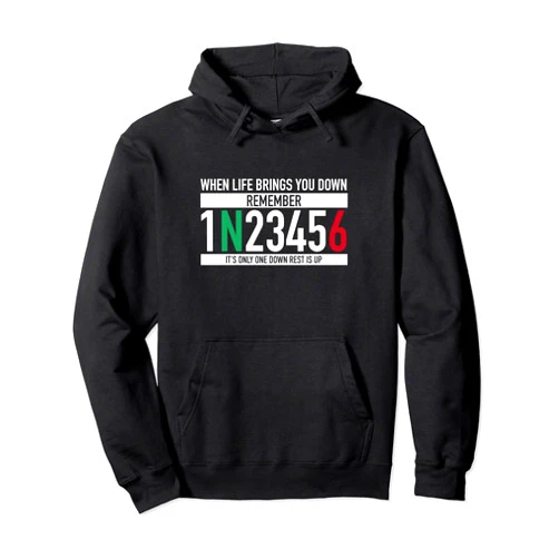 Motorbike Motorsport Biker Apparel 1N23456 Motorcycle Gear Shift Motorcyclist Pullover Hoodie