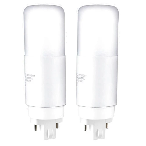 Sunlite 2 Pack G23 LED Bulb, 2-Pin PLV, 7 Watt, Warm White (3000K), Full 360 Degree Illumination, 13 Watt CFL Replacement (Ballast Bypass Required)