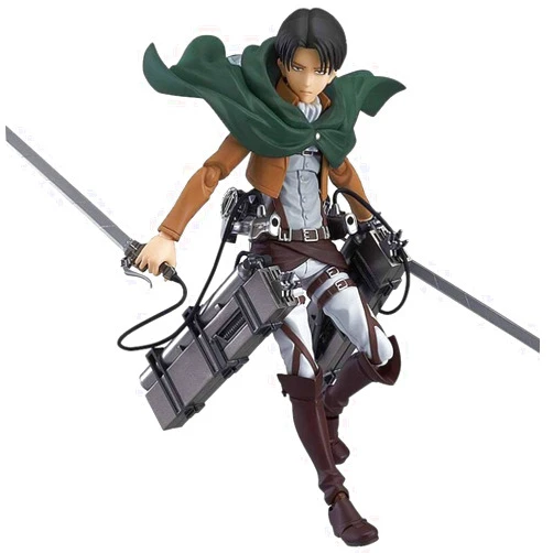 QUUUY Attack Titan Figure Levi Ackerman Figma Collectible