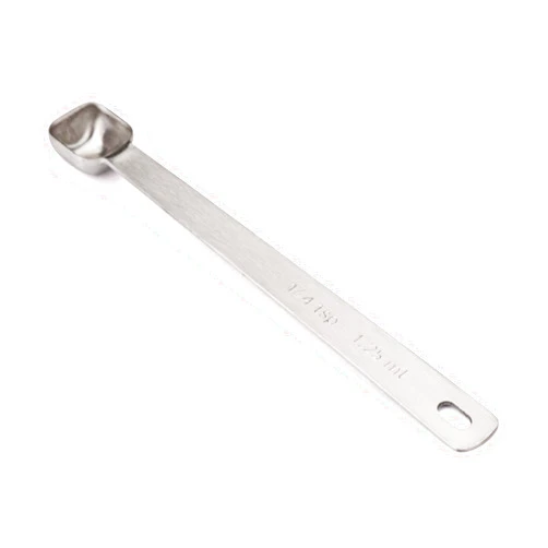 BERYLER® 1/4 Teaspoon(1/12 Tbsp | 1.25 mL | 1.25 cc | 0.04 oz) Single Measuring Spoon, Small Measuring Spoon Only, Individual Tiny Measuring Spoons, Stainless Steel Mini Measuring Spoons (Square Bowl)