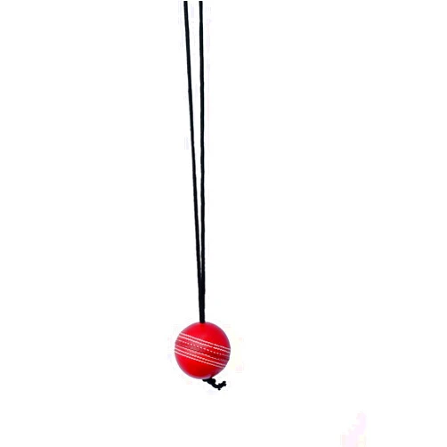 Naqqash Sports Willow Cricket Hanging Ball for Bat Knocking and Practice, 1 Hard Ball