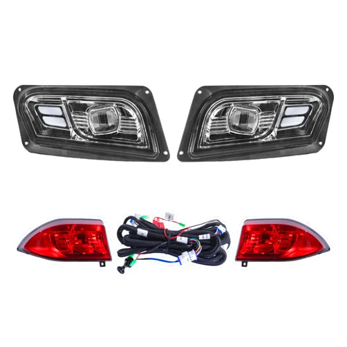 Charm and Heritage For Club Car Tempo Standard LED Light Kit: Energy Efficient, Includes Headlights, Tail Lights, Turn Signals and More, Easy Install, No Voltage Reducer Needed (12-48V) by Charm&Heritage