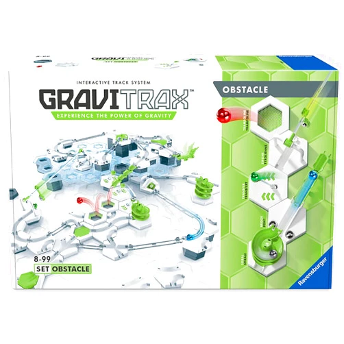 Ravensburger GraviTrax Obstacle Course Set - Innovative Marble Run & STEM Toy for Kids | Gravity-Powered Racetracks | Engaging Brain Game | Compatible with All GraviTrax Sets