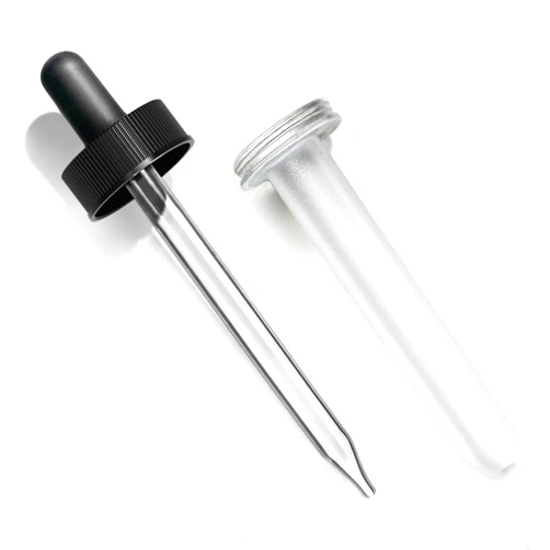 Handcraft Blends Glass Oil Dropper for 4 oz Bottles – With Plastic Protector – For Carrier Oils and Essential Oils Glass Bottles