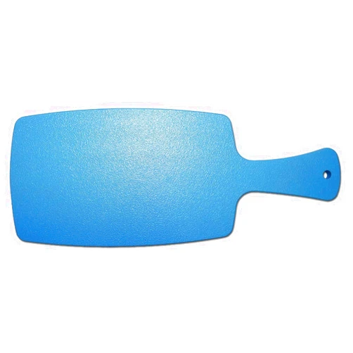 Passeal RestaurantCoolerGaskets.com Plastic Cutting Board with Handle – Paddle-shaped Charcuterie Board and Serving Tray,6 inch x 15 inch (Blue)