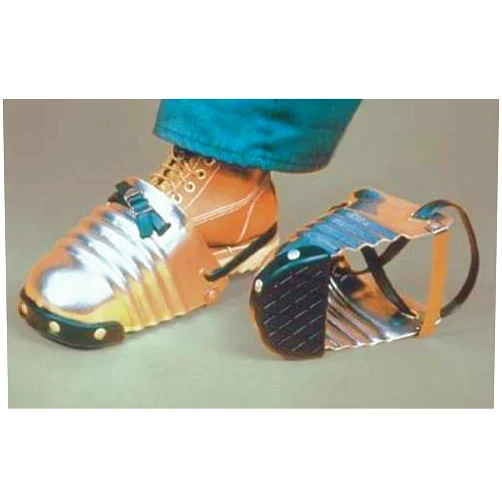 Ellwood Safety Appliance 200-5 Aluminum Alloy Men's Foot Guard with Rubber Strap and Rubber Toe Clip, 0.081