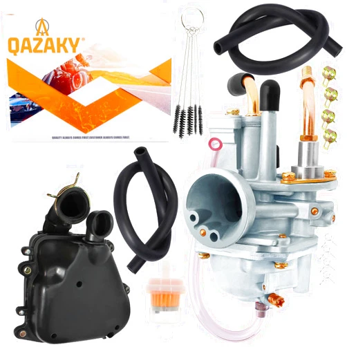QAZAKY Carburetor Compatible with Polaris Sportsman Scrambler Predator 50 90 50cc 90cc Carb ATV Quad Yamaha Jog 90 100 90cc 100cc 4DM E-Ton Viper RXL70 2-Stroke RXL50 AXL50 TXL50 Beamer R2