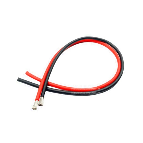 Kenhihi 10AWG Silicone Wire 10ft, Ultra Flexible 10 Gauge Stranded Wire, Tinned Copper - Battery, Automotive, Solar, Inverter (Black 5ft + Red 5ft)