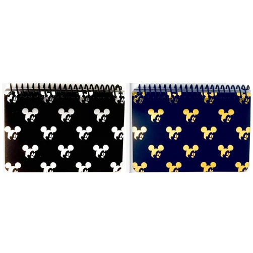 Eemrald MICKEY MOUSE BLACK SPIRAL AUTOGRAPH BOOKS - (2 Books Set) (SMALLHEAD)