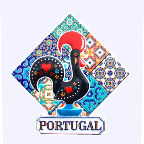 Wedarego 3D Portugal Refrigerator Fridge Magnet Tourist Souvenirs Handmade Resin Craft Magnetic Stickers Home Kitchen Decoration Travel Gift