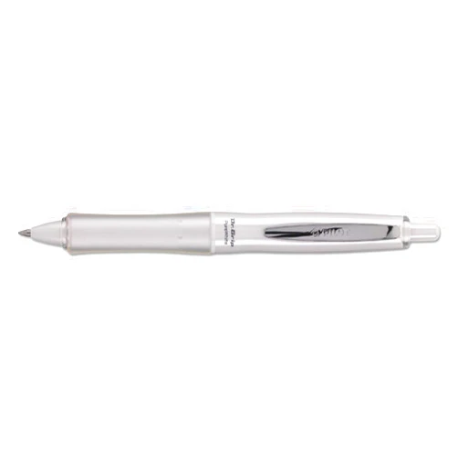 Pilot Dr. Grip Purewhite Advanced Ink Retractable Ball Point Pen, Black Ink, 1mm