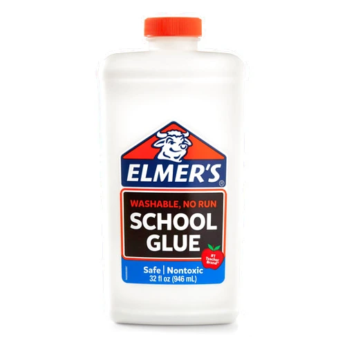 Elmer's Liquid School Glue, White, Washable, 32 Ounces - Great for Making Slime