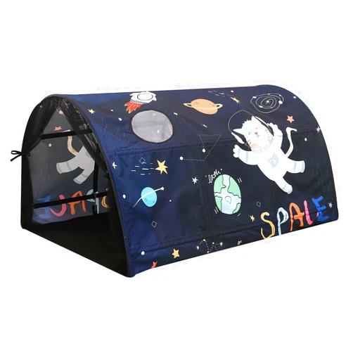 Lucky castle Bed Tent for Kids Lucky Castle Bed Tent Foldable Game House for Children Play Tents for Girls Boys Sleeping Canopy Playhouse