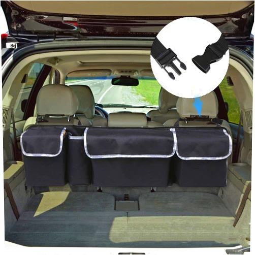 Johtae Car Organizer Back Seat,Leather Seat Back Organizer Large Capacity Bag,Purse Storage & Pocket,Handbag Holder Hanging Seat Back Storage Organizer with Large Pockets