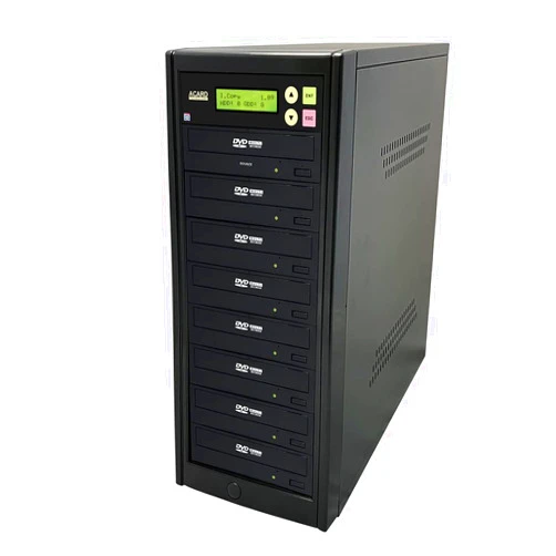 ACARD TECHNOLOGY 1 to 7 24X Burner CD DVD Duplicator Standalone Tower Using ACARD’s Native SATA Controller Technology