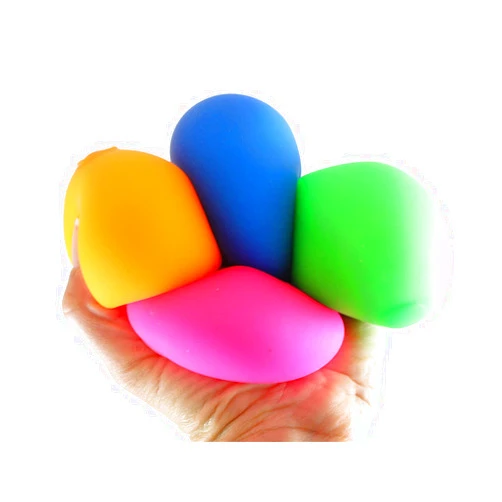 Curious Minds Busy Bags 4 Super Soft Doh Filled Stretch Ball - Ultra Squishy and Moldable Relaxing Sensory Fidget Dough Stress Toy