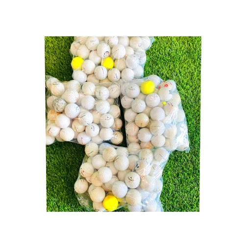 ZUSSET 100% Recycled Golf Balls - Handpicked & Assorted HIT Away Used Golf Ball Bag - Ready to Play - Ideal for Driving Range Practice & Course Training