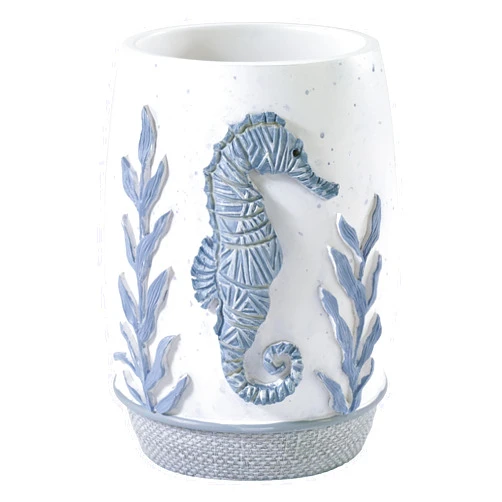 Avanti Linens - Tumbler, Guest Bathroom Essentials, Modern Home Decor (Caicos Collection)