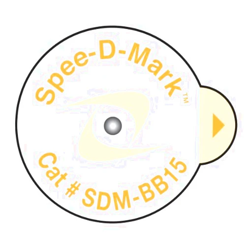 PDC Healthcare Spee-D-Mark SDM-BB15 Mammography Skin Marker Nipple Radiopaque, 1.5 mm Size (Box of 100)
