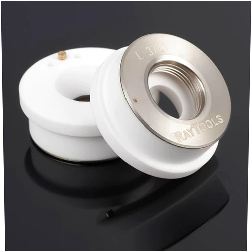 YumiDaya Nozzle Ceramic Rings Dia 32mm P0571-1051-00001 for Fiber Laser Cutting Head,Fiber Laser Head Ceramic Ring Dia 32mm,Fiber Laser Cutting Machine Head Nozzle Holder Parts (1 PCS)