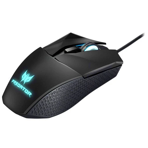 Acer Predator Cestus 300 RGB Gaming Mouse – Dual Omron switches 70M click lifetime, On board memory and programmable buttons,Black