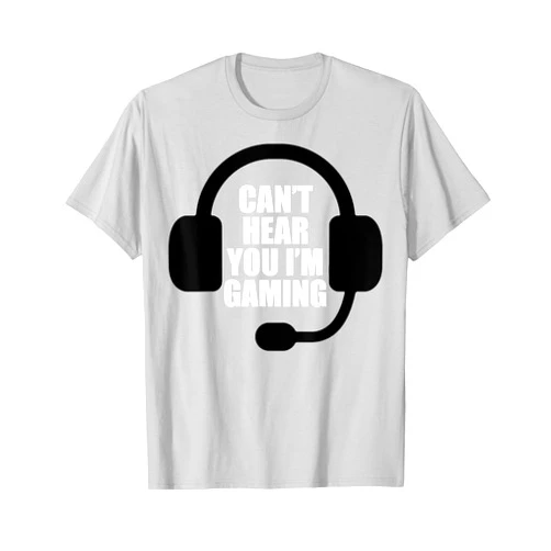 Hören Sie nicht, ich bin Gaming lustige Don't hear, I'm gaming video gamer headset fun T-Shirt