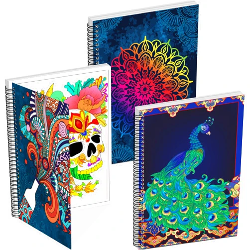 Kalysky Adult Coloring Books Set:3 Coloring Books for Adults Animal Flowers & Other Themes Designs.Coloring Books for Adults to Relax and Relieve Anxiety