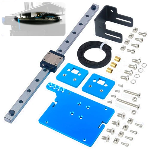 ENOMAKER Ender 3 Pro/V2 Upgrade Linear Rail Guide Kit Y Axis, MGN12C Bearing Stainless Steel Guideway Slider Improve Speed for Creality 3D Printer