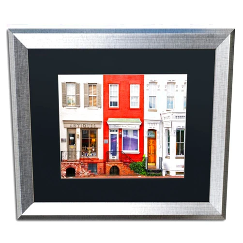 Trademark Fine Art 16x20-Inch Georgetown Shops DC, 16x20
