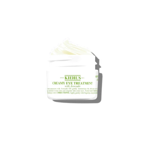 Kiehl's Avocado Eye Treatment, Nourishing and Hydrating Eye Cream, Avocado Oil and Caffeine to Energize and Invigorate Skin, Tired Eyes, 99% Naturally Derived Formula