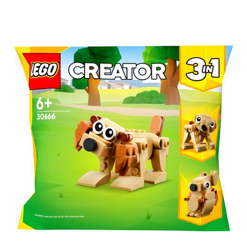 LEGO Creator 30666 Gift Animals Dog Bear Squirrel 3 in 1 Polybagged 75 Piece Set