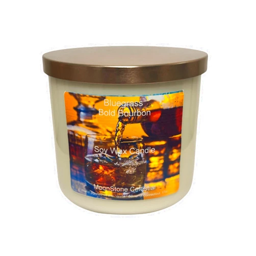 Handmade 17oz 3 Wick Soy Wax Candle/Handmade / 80+ Scents (Kentucky Bourbon)