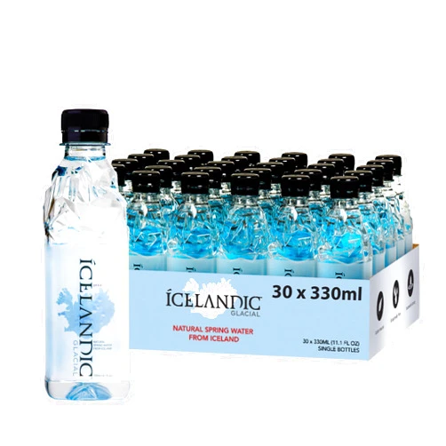 Icelandic Glacial Natural Spring Alkaline Water, 11.16 Fl Oz (30 Count)
