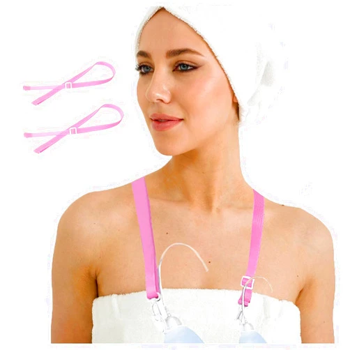 Flosmore 2Pack Shower Lanyard for Mastectomy Drain Holder JP Drainage Bulbs Breast Cancer Reconstruction ummy Tuck Patients After-Surgery Recovery Management