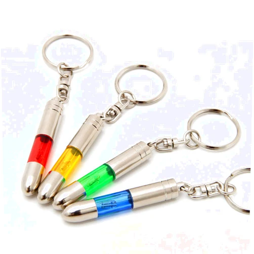 Coitak 4 Packs Car Static Human Body Static Eliminator Discharger, Silver Tone High Voltage Anti-Static Keychain ESD Tool Sets, Charger 181