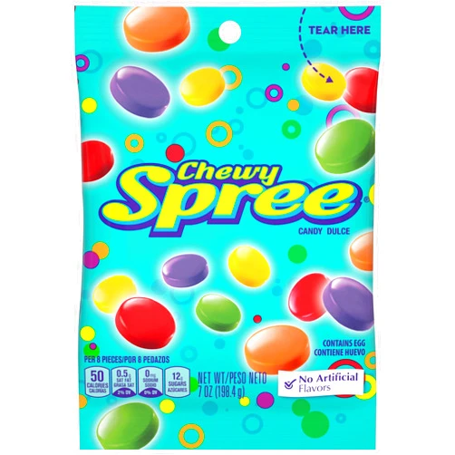 Spree Wonka Chewy Spree, 7 Ounce