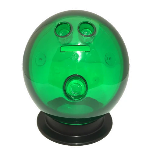 Sierra Novelty Bowling Stuff Large Bowling Ball Bank with Stand (Green)