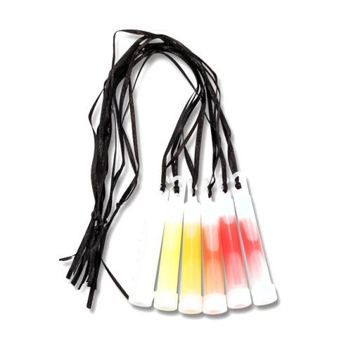 Camco Multicolor Glow Light Sticks with Integrated Hanging Hooks - Perfect for Camping, Parties, and Concerts, Can Be Used as Décor - 6 Pack (51336)
