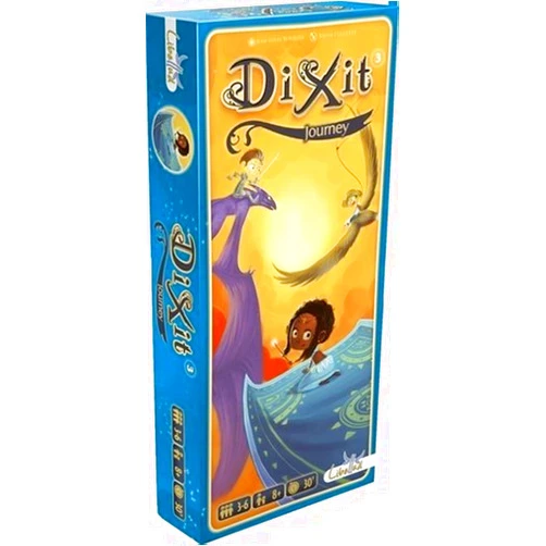 Libellud Dixit Journey Board Game Expansion - Explore Imaginary Worlds with 84 New Cards! Creative Storytelling Game, Fun Family Game for Kids & Adults, Ages 8+, 3-6 Players, 30 Min Playtime, Made by Libellud