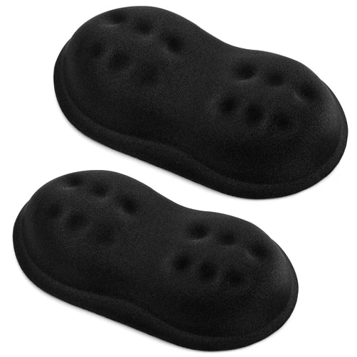 Canjoy 2 Pack Mouse Wrist Rest Support, Canjoy Memory Foam Mouse Wrist Rest Pad Support Cushion, Superfine Fibre Soft Ergonomic Hand Rest Support