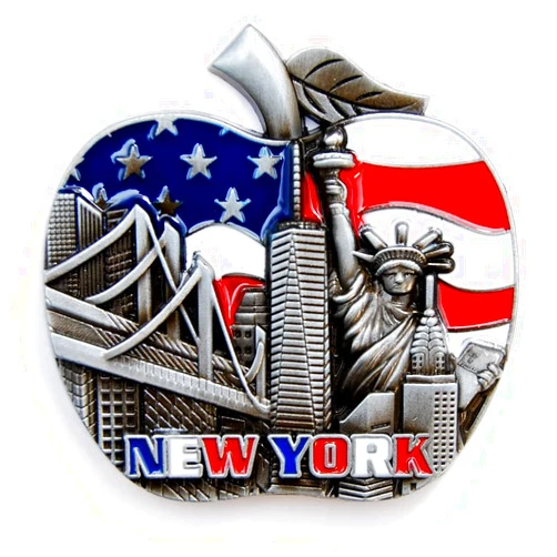 Favorict Color May Vary. Statue of Liberty, Empire State Building New York Souvenir Fridge NY Magnet - NYC Texi, Statue of Liberty, Empire State Building NYC Magnet (Pack 1)