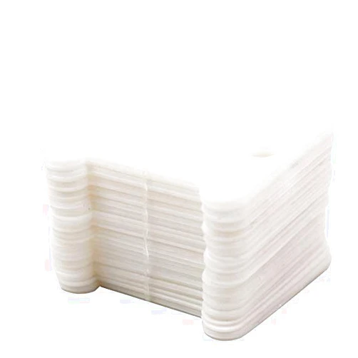 LNKA 120 Pieces Plastic Bobbins for Cross Stitch Embroidery Floss Cotton Thread Craft DIY Sewing Storage,White by LNKA