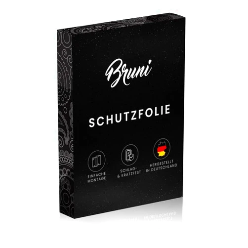 Bruni Screen Protector compatible with CicloSport Protos 105 Protector Film, crystal clear Protective Film (2X)
