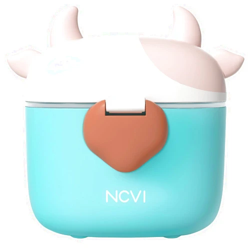 NCVI Baby Formula Dispenser On The Go, Formula Container to Go, Formula Holder for Travel, Outdoor Picnic with Baby Infant, Portable Container for Milk Powder, Snacks, Candy, Fruits (Green)
