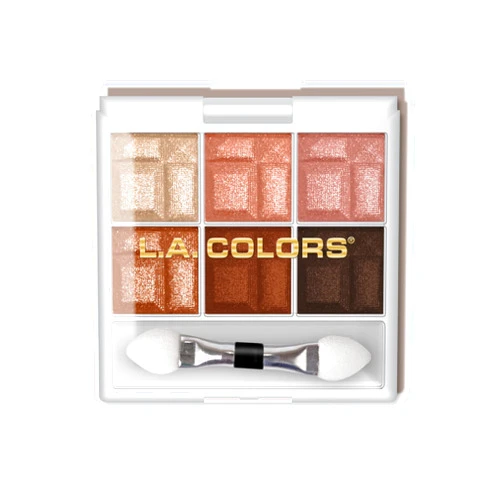 L.A. COLORS 6 Color Eyeshadow, Earthy CES461